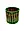 MAPATO: Green & Pink Check Woven Storage Basket